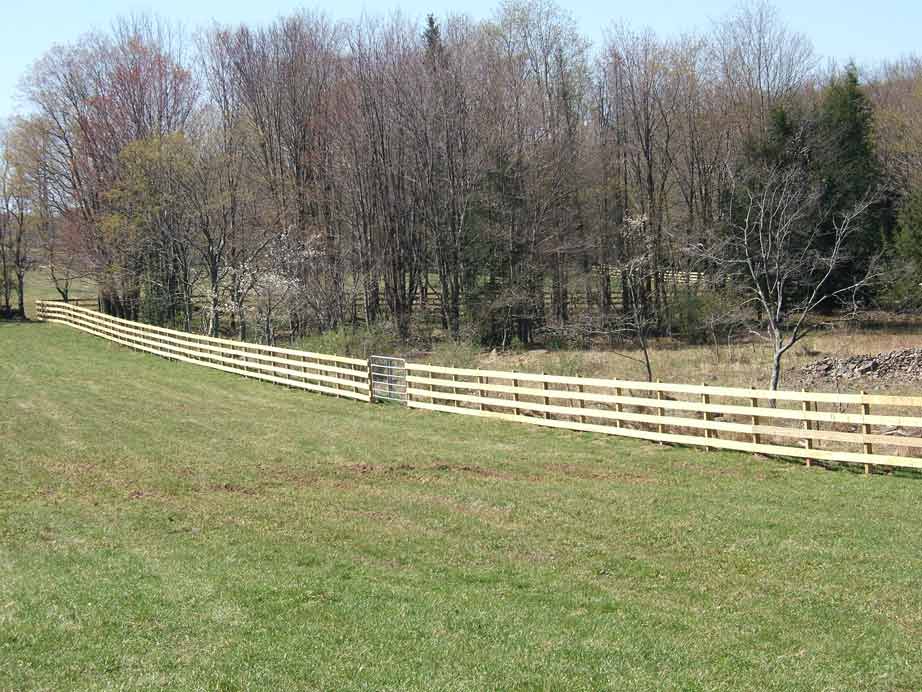 4 Rail Horse Fence